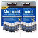 02 CAIXA DE MINOXIDIL 06 UNIDADES DE 60ML KIRKLAND 5% ORIGINAL - 12 MESES DE TRATAMENTO